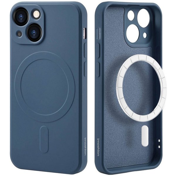 imoshion Backcover imoshion Color Back Cover mit MagSafe Apple iPhone 13 Mini - Dunkelbla