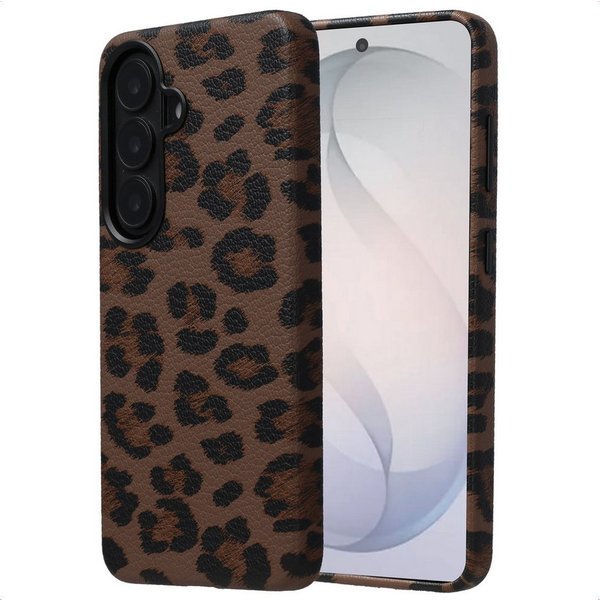 Selencia Backcover Selencia Sabi Backcover Leopardenmuster mit MagSafe Samsung Galaxy S26