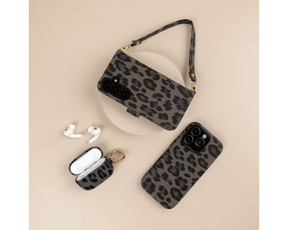 Selencia Backcover Selencia Sabi Backcover Leopardenmuster mit MagSafe Apple iPhone 16 - – Bild 5 von 5