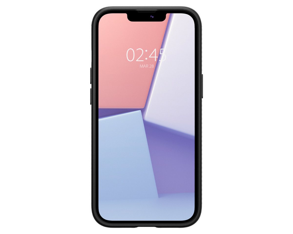 Spigen Backcover Spigen Liquid Air™ Backcover Apple iPhone 13 Mini - Schwarz – Bild 3 von 5