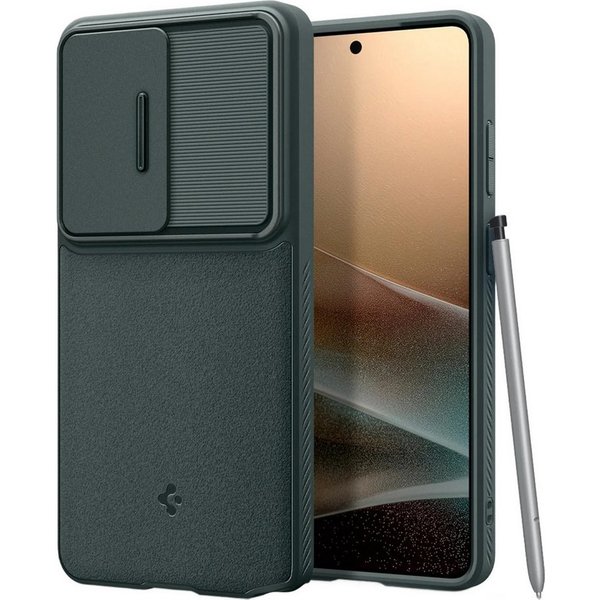 Spigen Backcover Spigen Optik Armor Kameraschieber Samsung Galaxy S26 Ultra - Abyss Gre