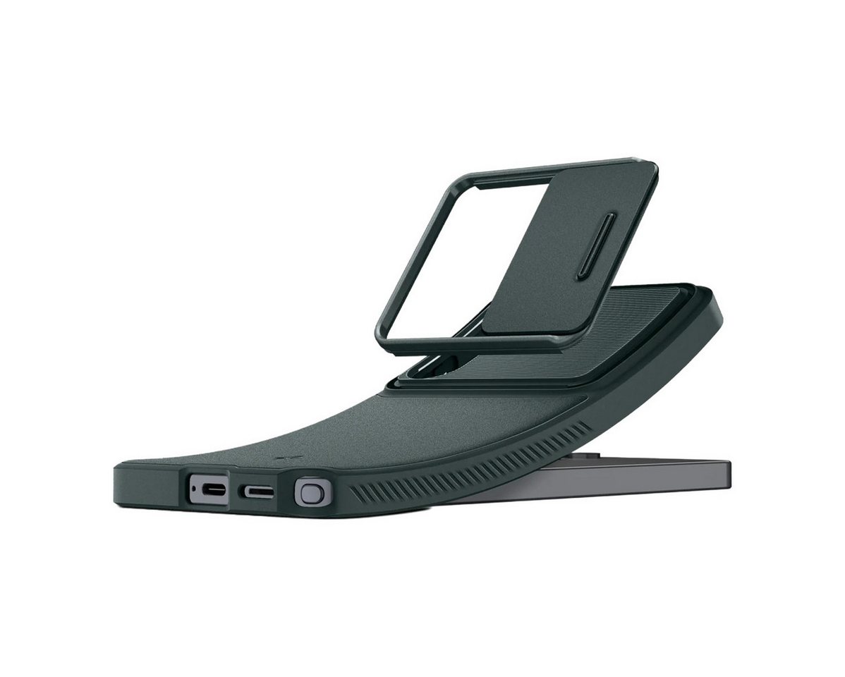 Spigen Backcover Spigen Optik Armor Kameraschieber Samsung Galaxy S26 Ultra - Abyss Gre – Bild 3 von 3