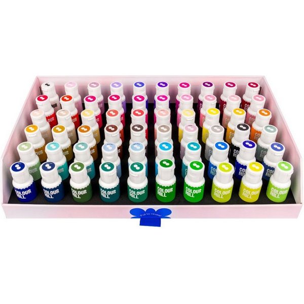 COLOUR MILL Backdekoration COLOUR MILL Öl Lebensmittelfarben Sets, 20 ml, (Set, 12 x 20 ml)