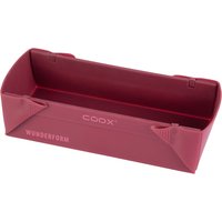 coox Backform coox WUNDERFORM Basic M Dunkelrot faltbare Kastenform Bckform Silikon