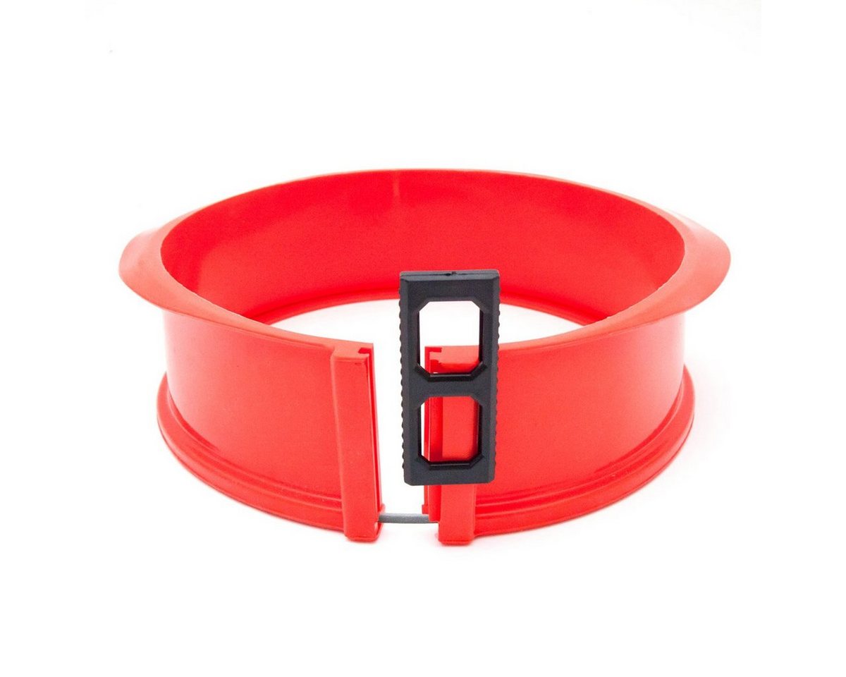 Goods+Gadgets Backform GOODS+GADGETS Silikon Springform Backform 23 cm mit Glasboden, Antihaftbeschichtete Kuchen-Form & Glasboden – Bild 2 von 5