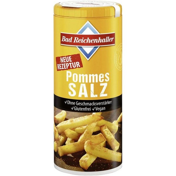Bad Reichenhaller Gewürz Pommessalz, 90 g, mit Jod & Folsäure