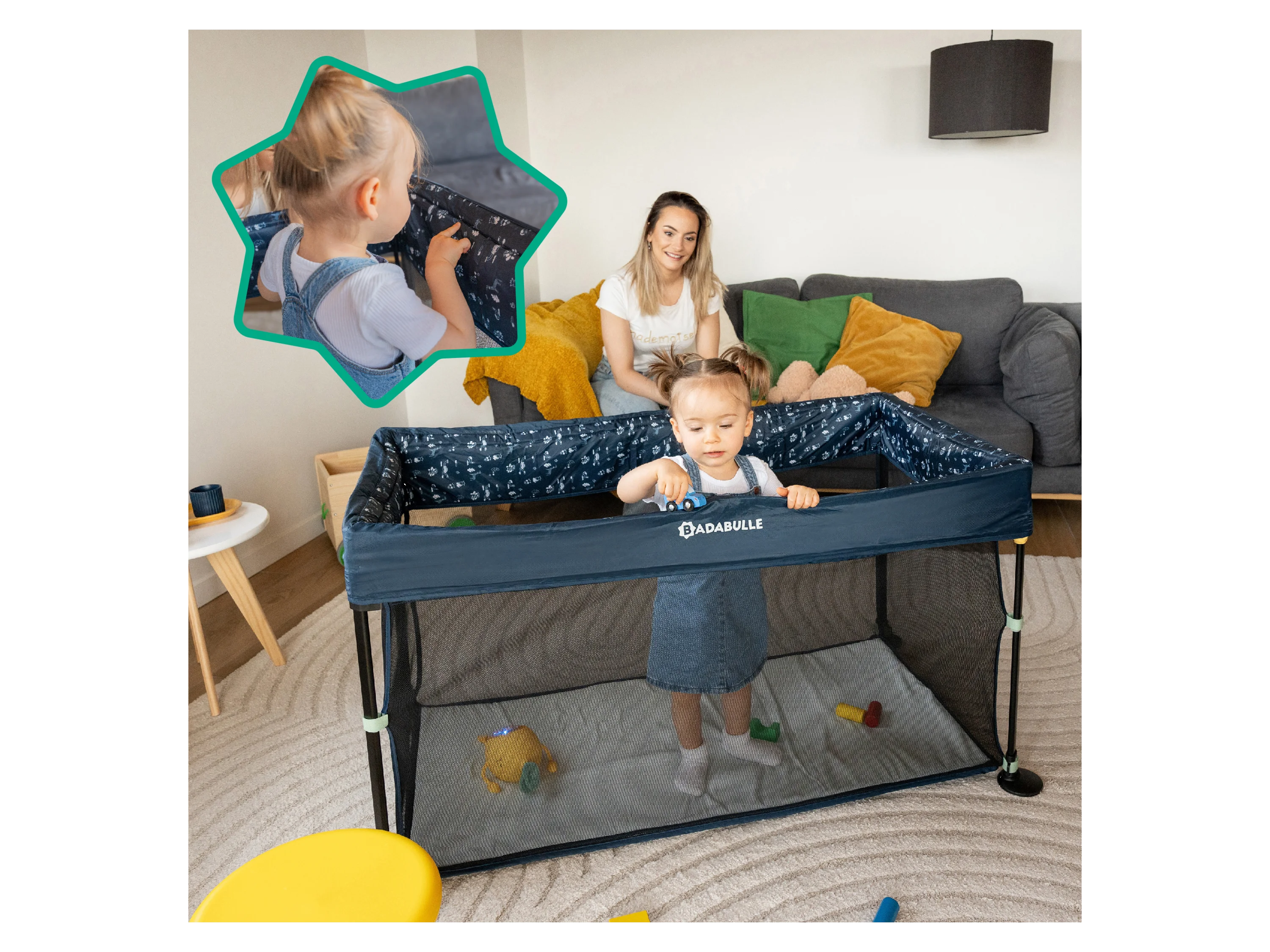 BADABULLE Reisebett »Easy Clip«, 2in1 – Bild 2 von 2
