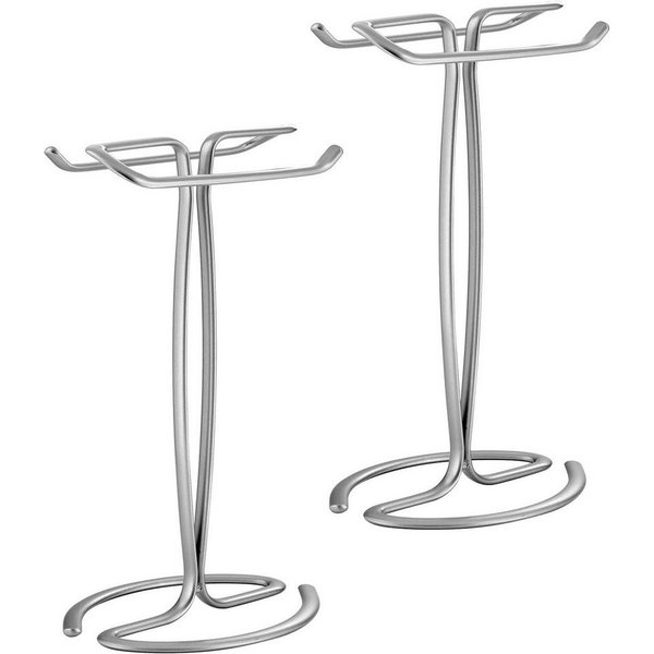 mDesign Badaccessoire-Set mDesign Handtuchhalter Handtuchständer 2er Set freistehend Metall Si
