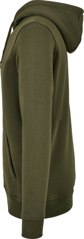 Baddery Kapuzenpullover Jäger Hoodie: "Waldhirsch" - Geschenk für Jäger, hochwertiger Siebdruck, auch Übergrößen – Bild 3 von 5
