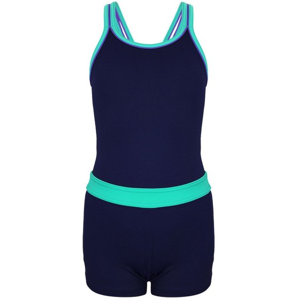 Aquarti Badeanzug Aquarti Mädchen Badeanzug mit Bein Racerback