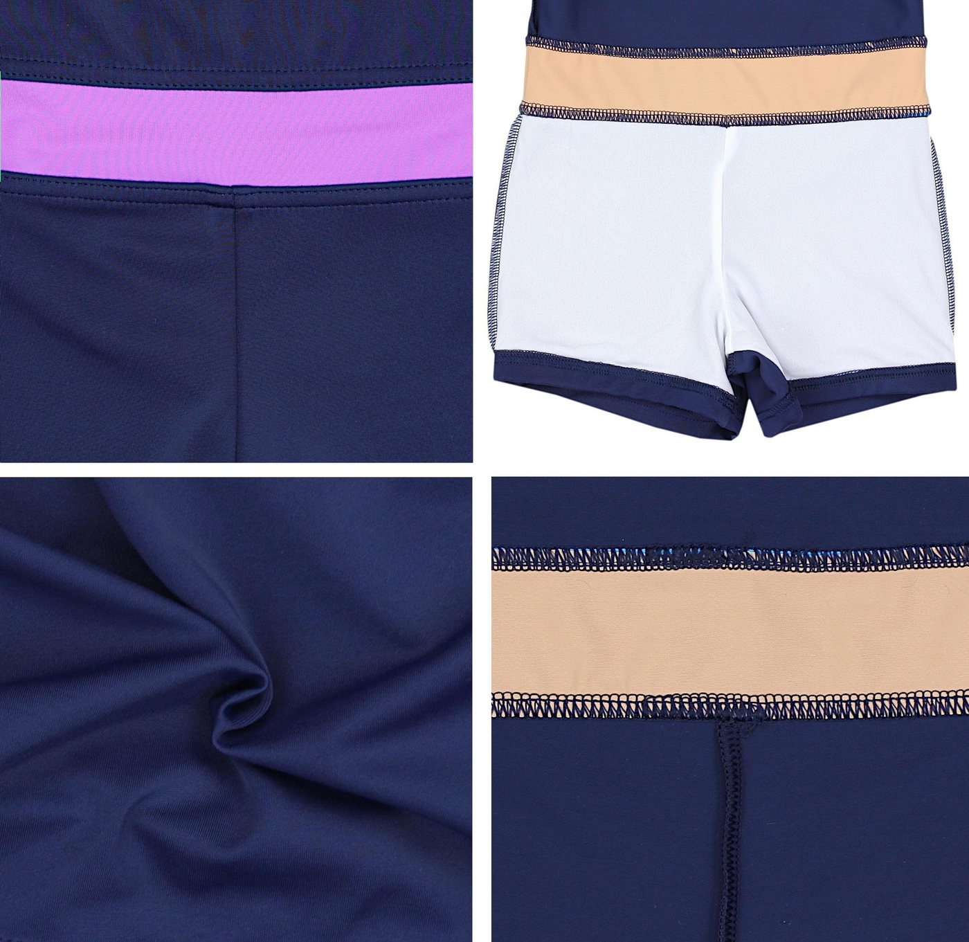 Aquarti Badeanzug Aquarti Mädchen Badeanzug mit Bein Racerback – Bild 5 von 5