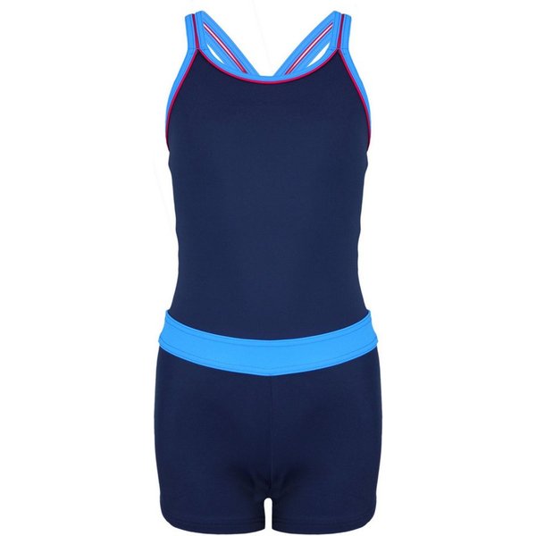 Aquarti Badeanzug Aquarti Mädchen Badeanzug mit Bein Racerback