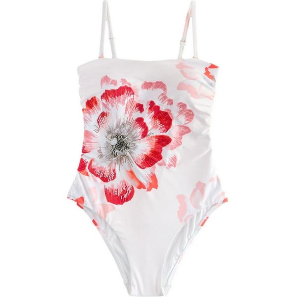 B by Ted Baker Badeanzug B by Ted Baker bauchformender Bandeau-Badeanzug (1-St)