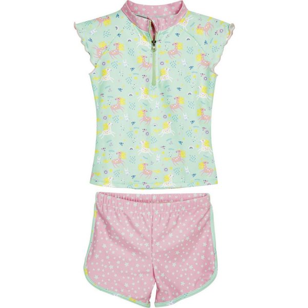 Playshoes Badeanzug Playshoes UV-Schutz Bade-Set Einhorn