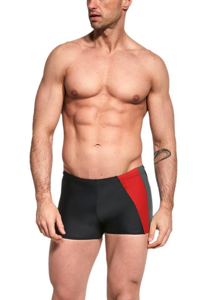 Aquarti Badehose Aquarti Herren Badehose Kurz mit Seitlichem Streifen – Bild 2 von 5
