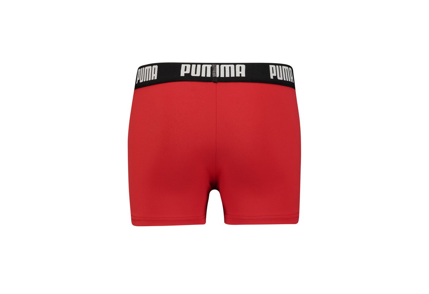 PUMA Badehose PUMA SWIM BOYS LOGO TRUNKS mit elastischem Bund, für Boys, Logoschriftzug – Bild 2 von 2