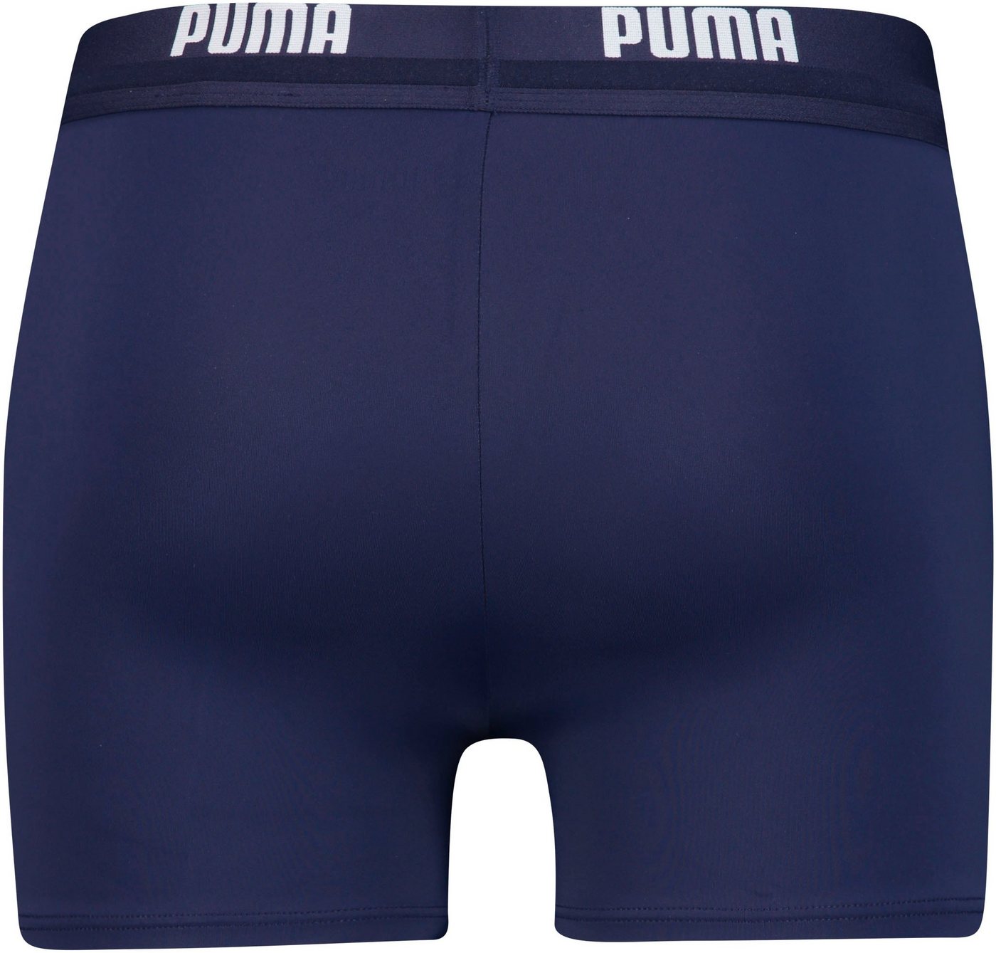 PUMA Badehose PUMA SWIM MEN LOGO TRUNKS elastischer Logobund mit integriertem Kordelzug – Bild 5 von 5