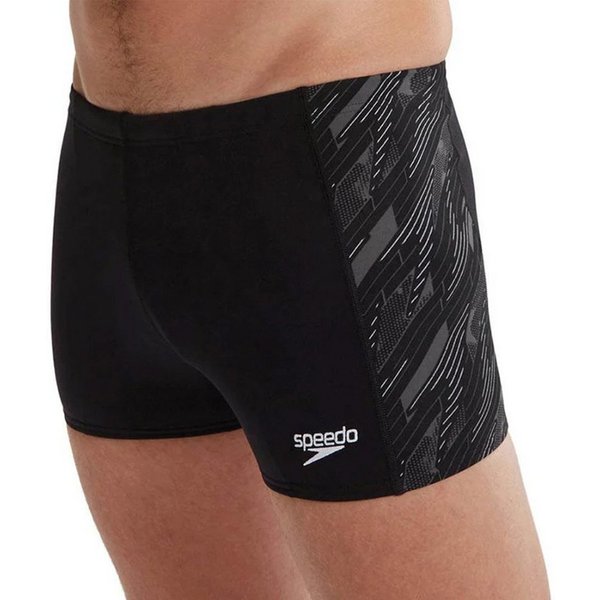 Speedo Badehose Speedo Hyperboom Panel Aqua Badehose Herren 8-00301417216 Schwarz