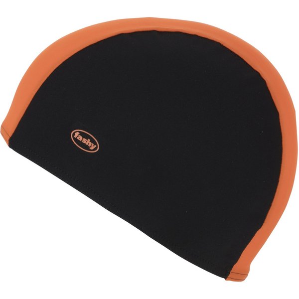Fashy Badekappe Fashy - Badehaube Badekappe Sporthaube Damen Herren Schwarz Orange