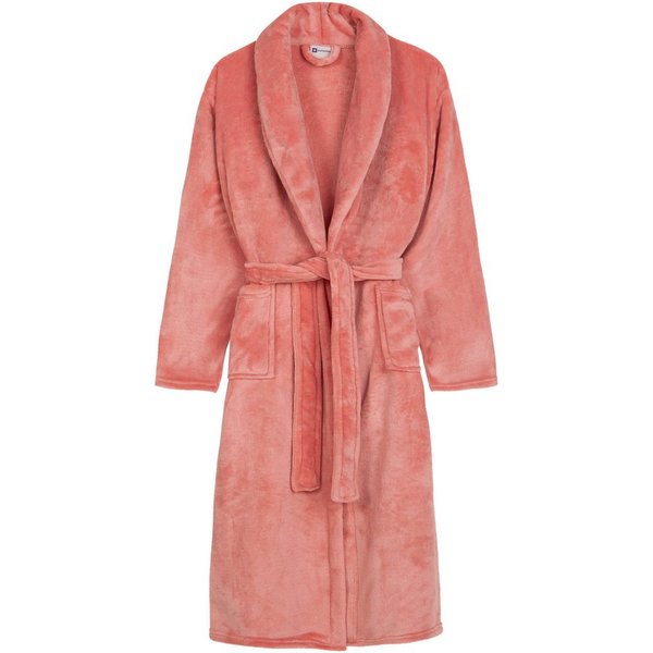 good morning Bademantel Good morning Bathrobe uni, Midilänge, Kunstfaser, Schalkragen, Gürtel, Schalkragen, Gürtel, Taschen, Damen & Herren, Velours, Glanz