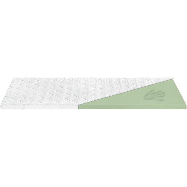 Badenia Trendline, Topper Nightlife Matratzenauflage für ein besseres Liegegefühl, 6 cm hoch, Viscoschaum, hohe Druckentlastung/-verteilung, perfekte Anpassung 