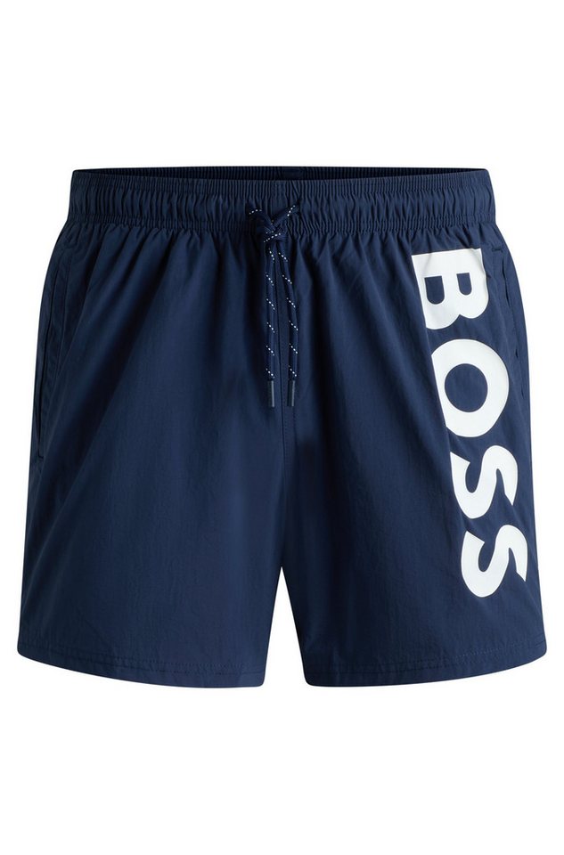 BOSS Badeshorts Octopus Mit BOSS Logoschriftzug, elastischer Taillenbund mit Kordel – Bild 4 von 5