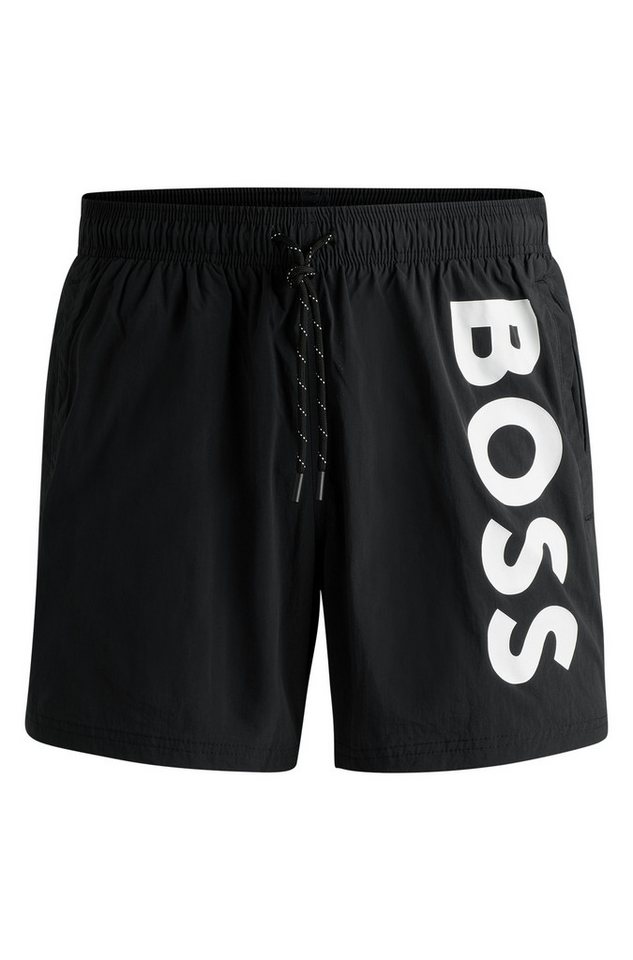BOSS Badeshorts Octopus Mit BOSS Logoschriftzug, elastischer Taillenbund mit Kordel – Bild 4 von 5