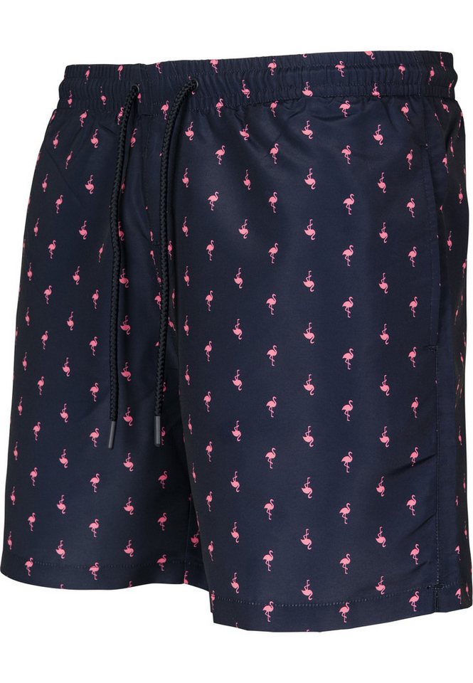 URBAN CLASSICS Badeshorts Urban Classics Herren Pattern Swim Shorts – Bild 3 von 5