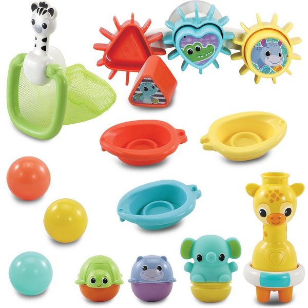 Vtech® Badespielzeug Vtech Baby, Babys Badeset, inklusive Netz
