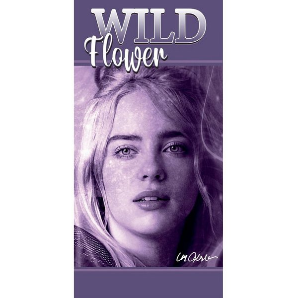 BILLIE EILISH Badetücher Billie Eilish Badetuch 70x140cm Wild Flower Strandtuch, 100% Baumwolle (1-St)