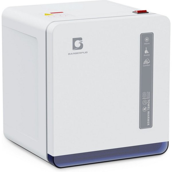Barberpub Badheizkörper BarberPub Handtuchwärmer mit UV Sterilisator Elektrisch HW208, UV Sterilisator, 8L Handtuchheizkörper, Platz für24 Handtücher