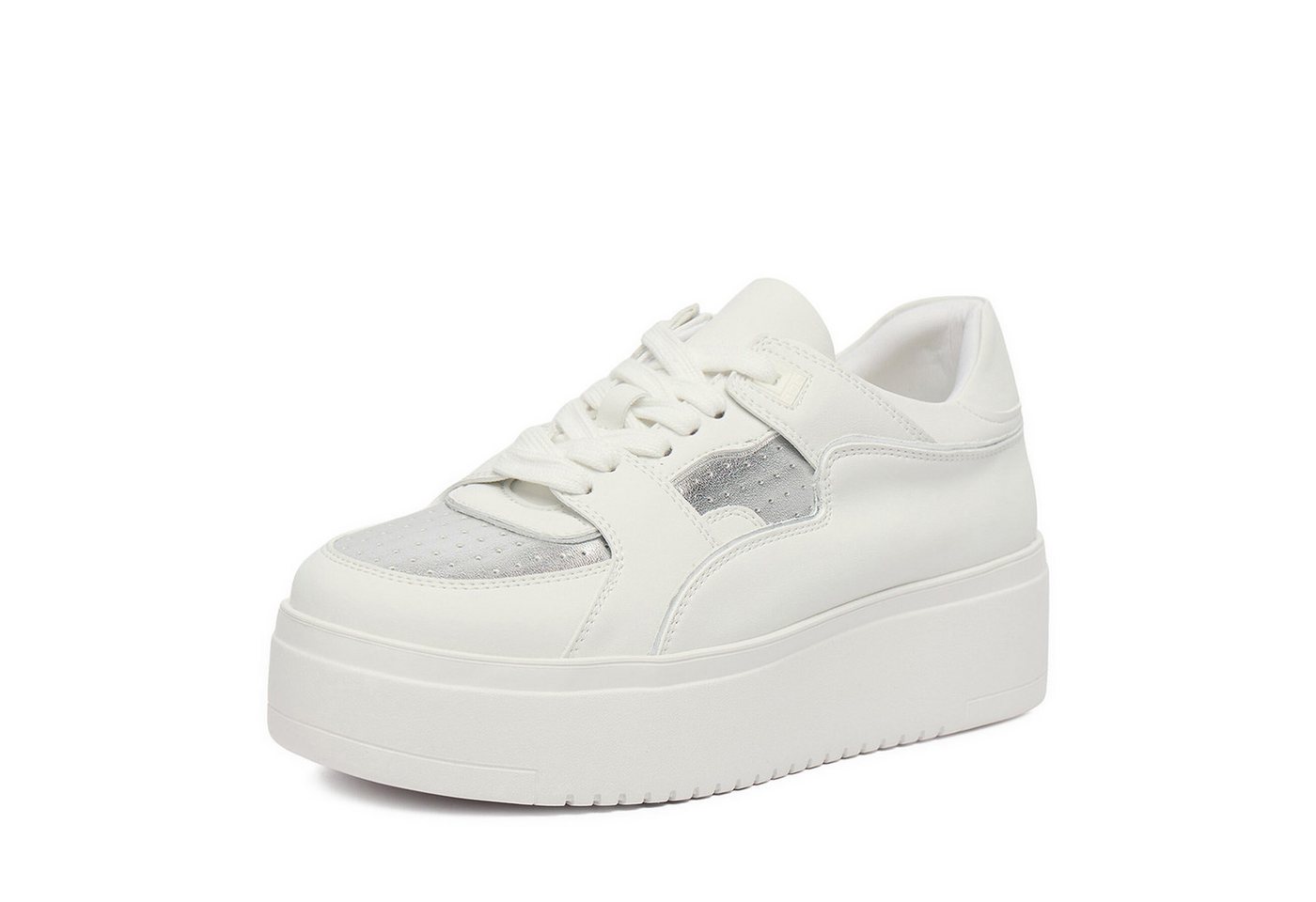 Badura Badura Damen-Sneaker Silber Sneaker – Bild 3 von 4