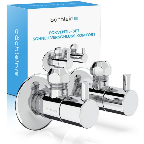 Bächlein Eckventil Eckventil-Set schnellverschluss Komfort