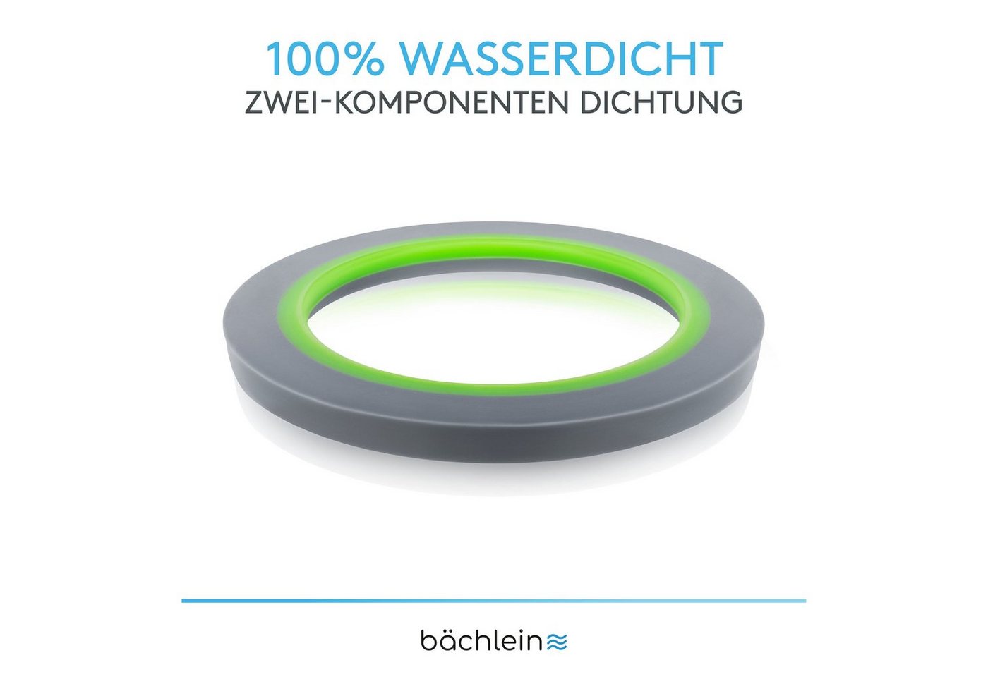 Bächlein Siphon Flexibler Ablaufschlauch Badezimmer, ausziehbar von 320-800mm mit Befestigungsclip – Bild 4 von 5