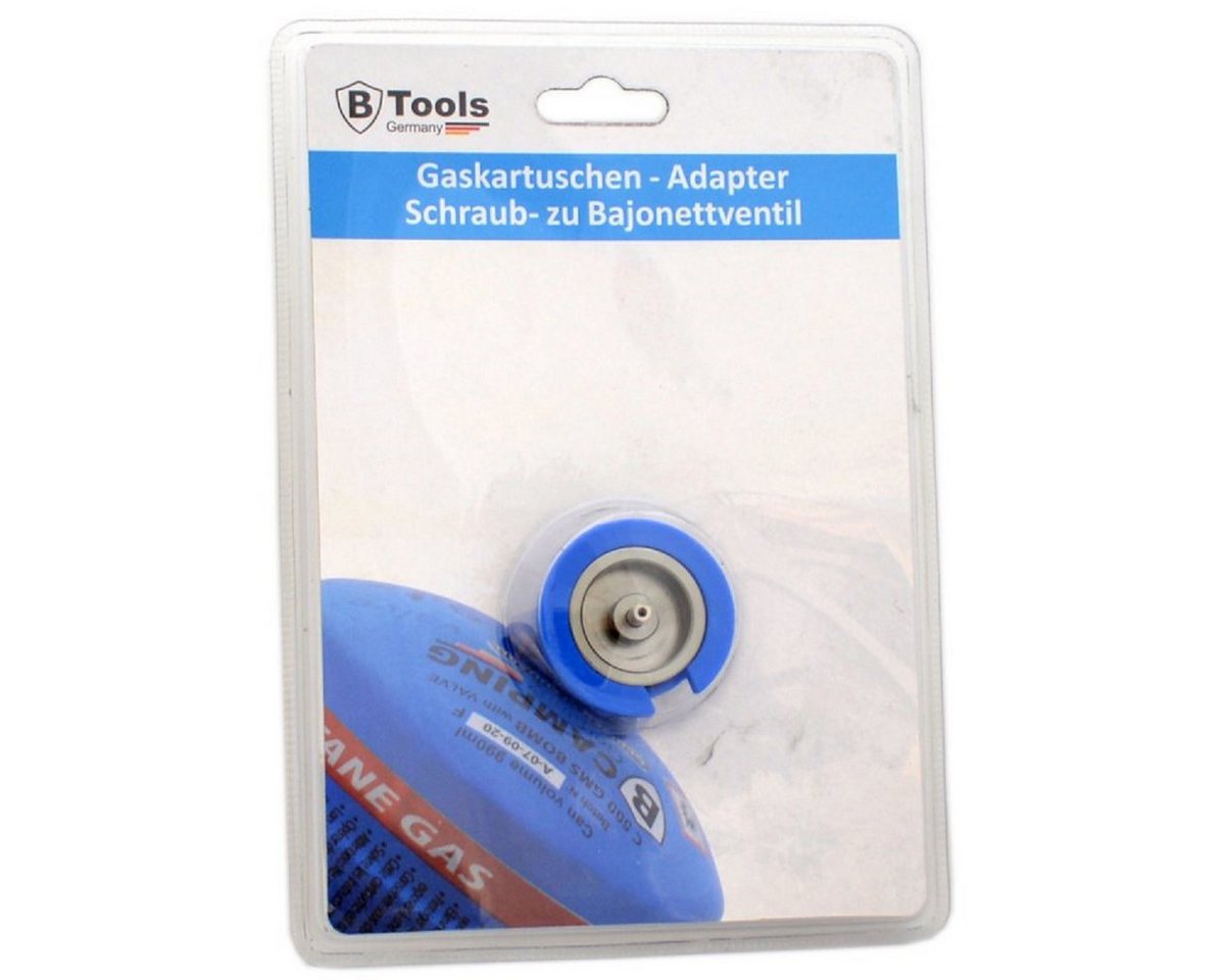Bahama Warenvertriebs GmbH Gaskartusche Gaskartuschen-Adapter Schraub- zu Bajonettventil – Bild 2 von 4