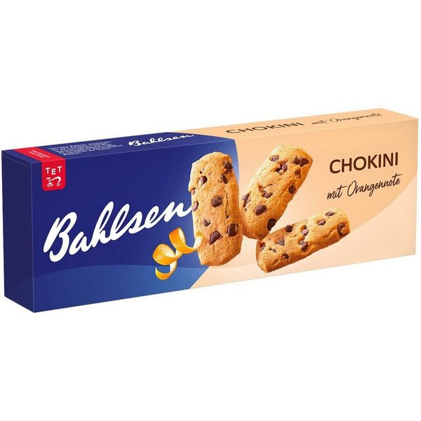 BAHLSEN Kekse Chokini, mit Orangennote, 150 g