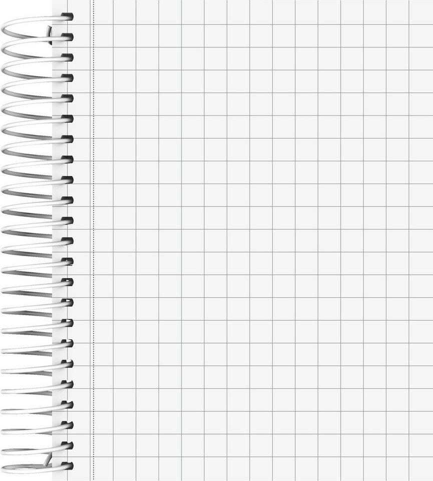 Baier & Schneider Collegeblock Collegeblock Student kariert A6 rot – Bild 2 von 3