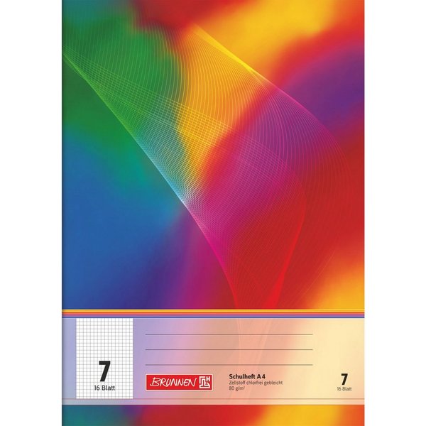 7, mehrfarbig, 16 Blatt