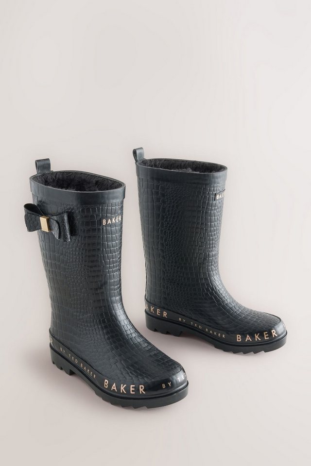 Baker by Ted Baker Baker by Ted Baker Gummistiefel mit Kunstfellfutte Gummistiefel – Bild 2 von 5