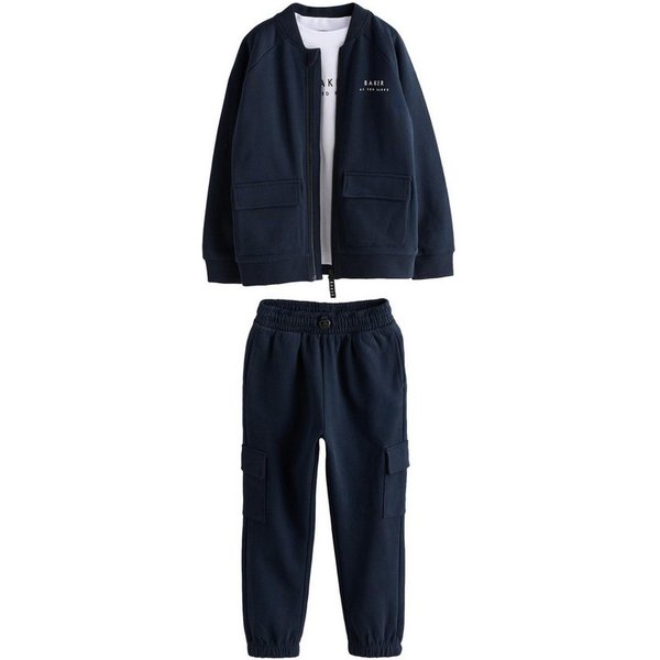Baker by Ted Baker Shirt, Hose & Jäckchen Baker by Ted Baker Jacke, T-Shirt und Jogginghose (3-tlg)