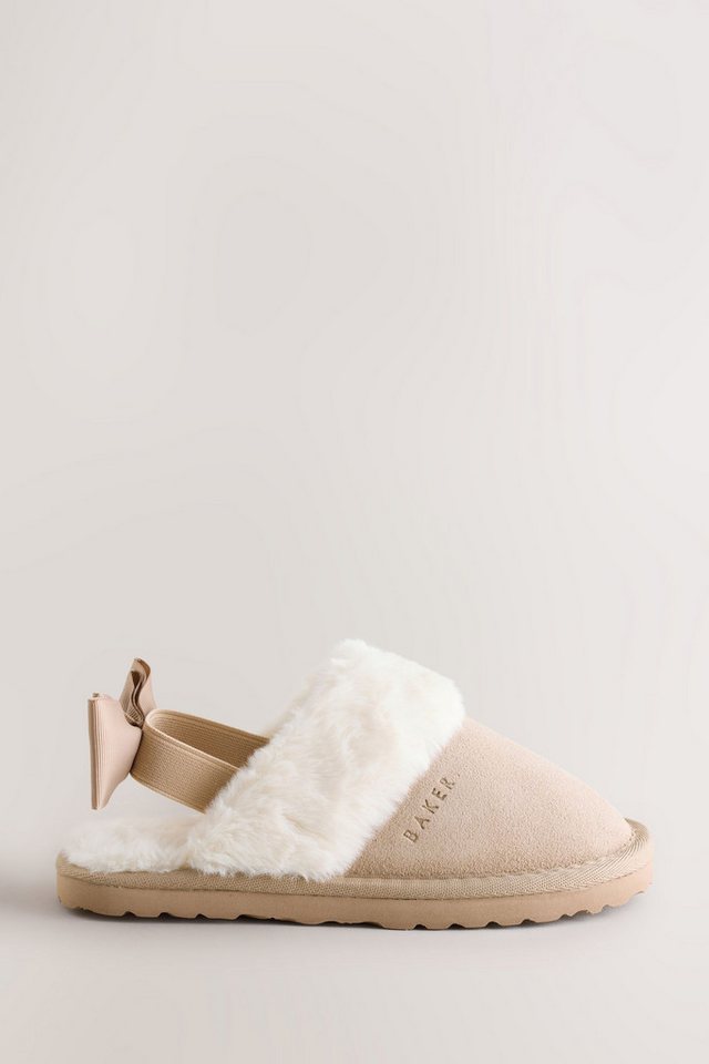 Baker by Ted Baker Baker by Ted Baker Veloursleder-Pantoletten Hausschuh – Bild 4 von 5