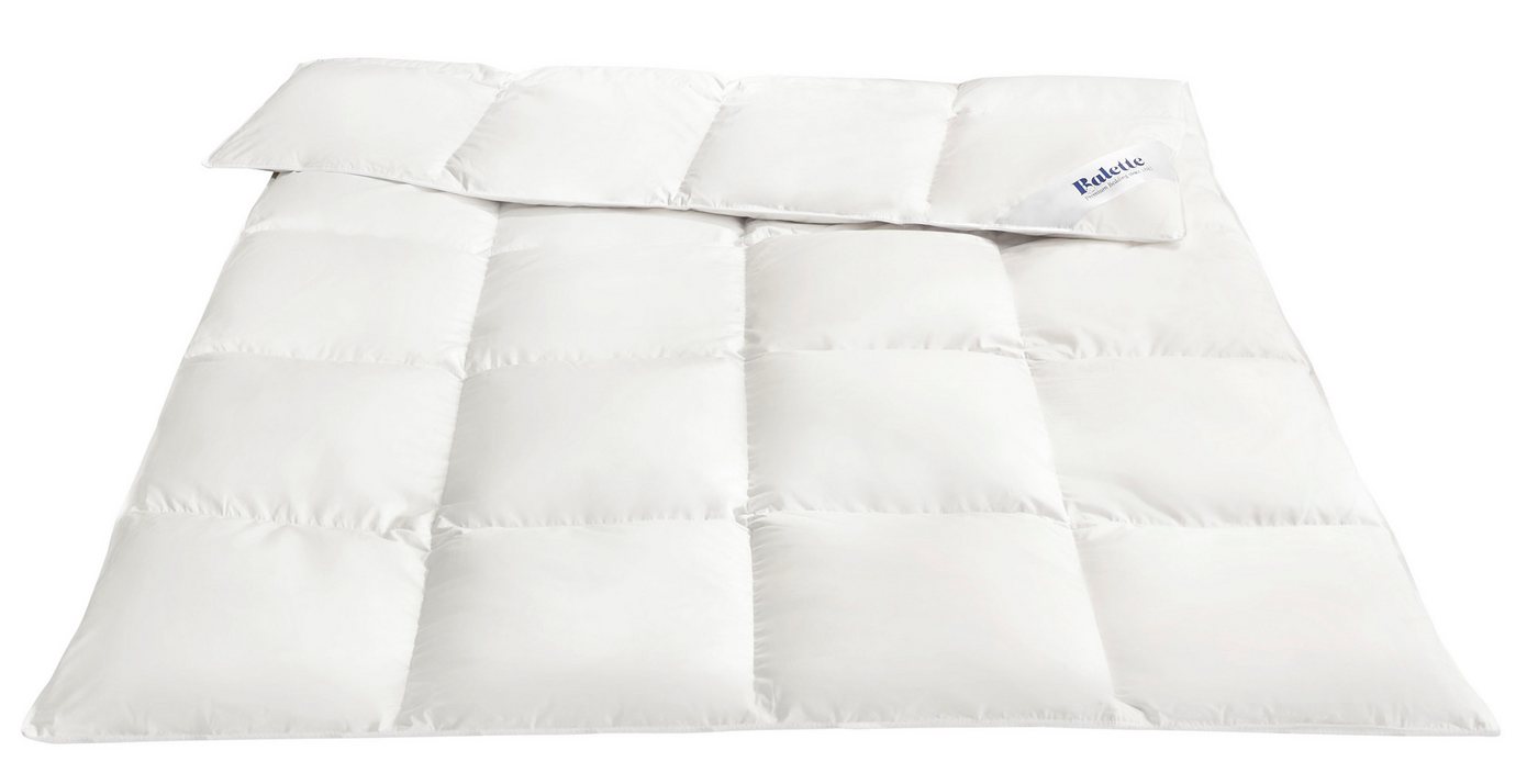 Balette Daunenbettdecke Lilly, Bettdecken für Sommer & Winter, Ganzjahresdecke, Füllung: 60% Daunen, 40% Federn, Bezug: 100% Baumwolle, Bettdecke 135x200 cm, 15 – Bild 2 von 5