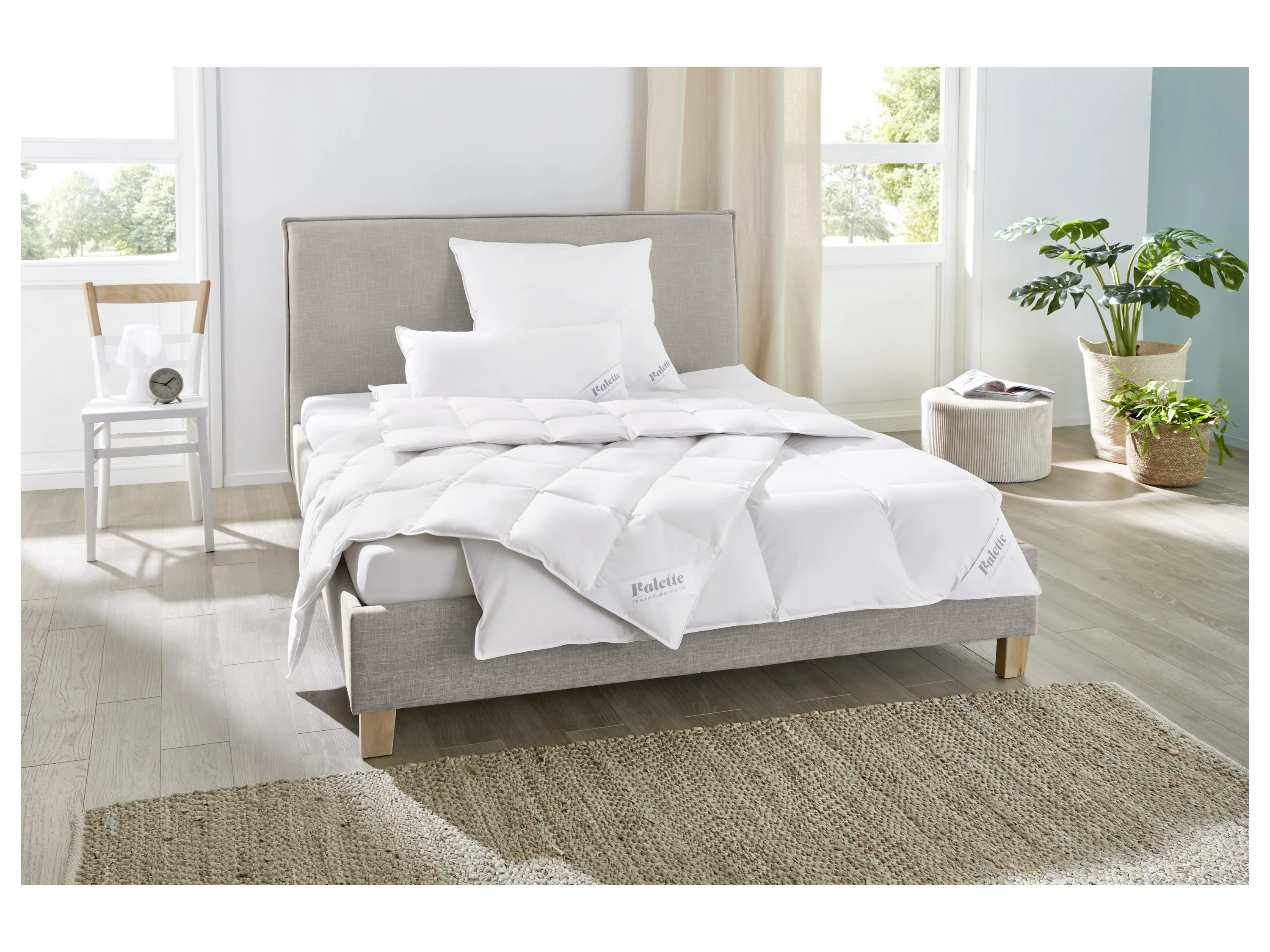 BALETTE Premium Daunen- Kassettenbettdecke Elegance (Medium, 135 X 200 CM) – Bild 2 von 4