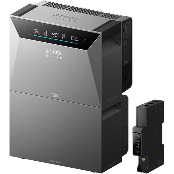 Anker Balkonkraftwerk Anker SOLIX E5000 PRO speicher mit BP5000 Erweiterungsbatterie, LiFePO4