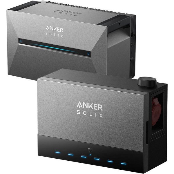 Anker Balkonkraftwerk Anker SOLIX Power Dock, kompatibel mit Solarbank 3 E2700 Pro, (mit 0x/1x/2x Anker SOLIX Solarbank 3 E2700 Pro (optional), Flexibel erweite
