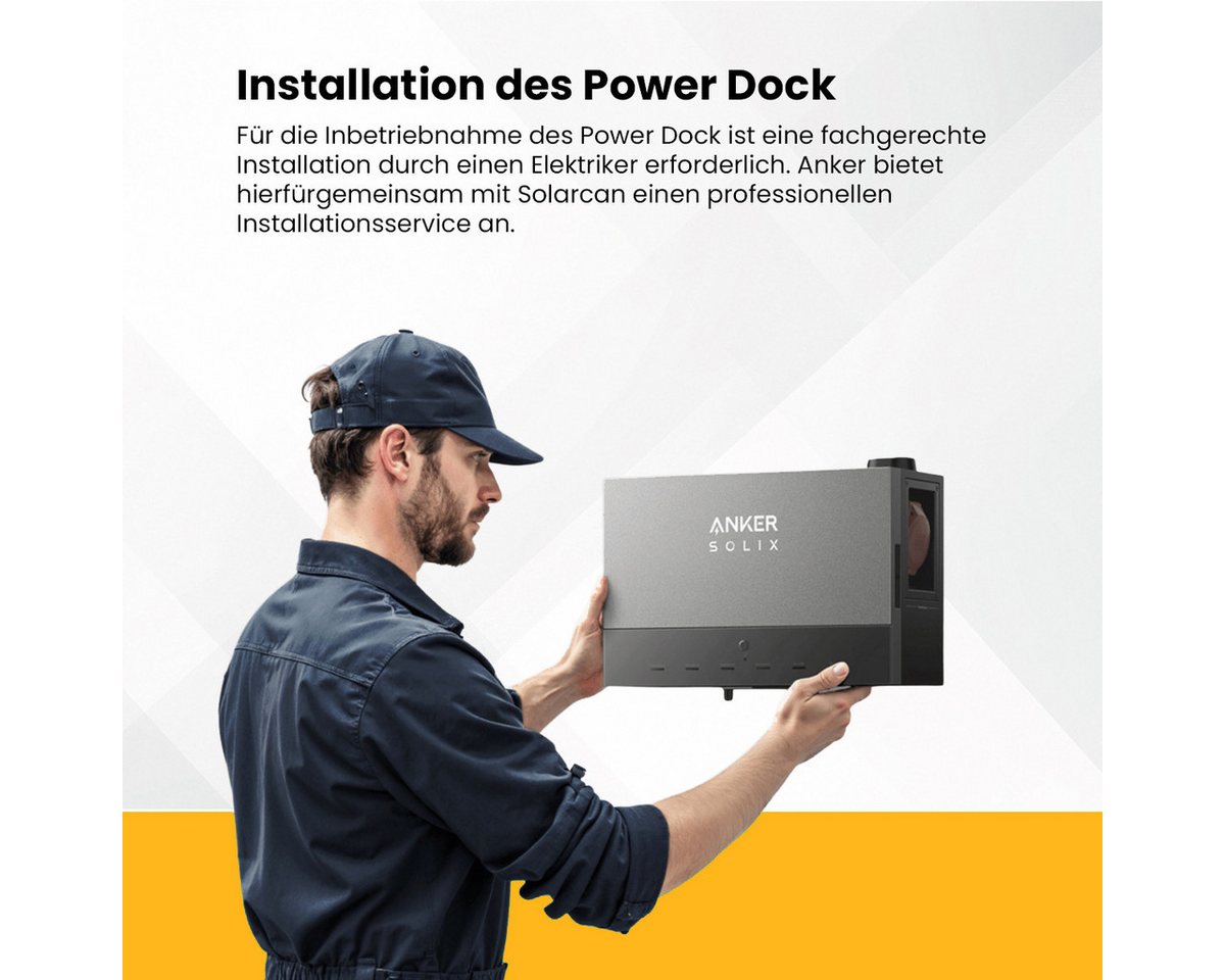 Anker Balkonkraftwerk Anker SOLIX Power Dock, kompatibel mit Solarbank 3 E2700 Pro, (mit 0x/1x/2x Anker SOLIX Solarbank 3 E2700 Pro (optional), Flexibel erweite – Bild 4 von 5