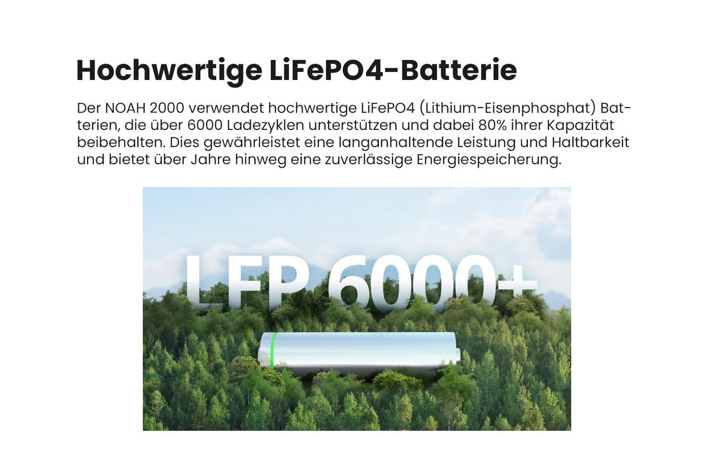 Growatt Balkonkraftwerk Growatt NOAH 2000 Speicher, 2048Wh mit 1800W PV-Eingangsleistung, (Niedrigtemperaturschutz), Fernüberwachung und -steuerung über App – Bild 4 von 5
