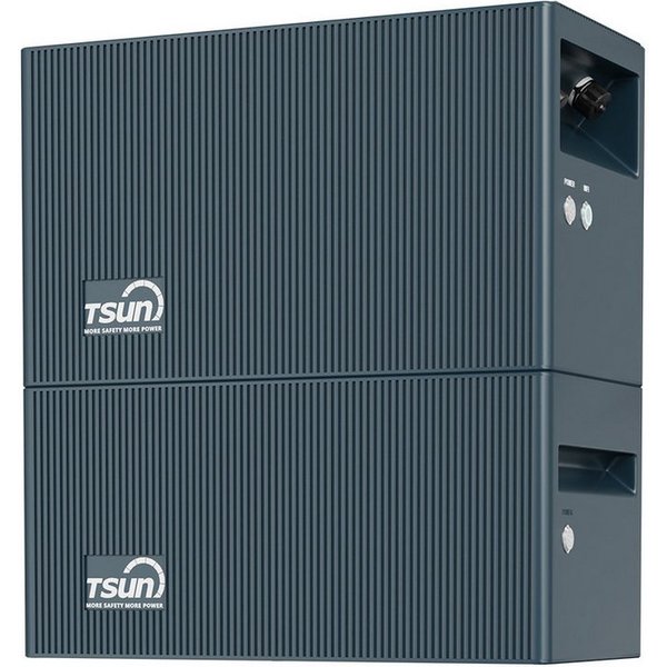 Tsun Balkonkraftwerk TSUN DCU2000Lite 2kWh Solarspeicher, (Batteriespeicher, PV Speicher, bis 10 kWh erweiterbar, 314Ah Industriezellen), 2400W PV Input mit Dua