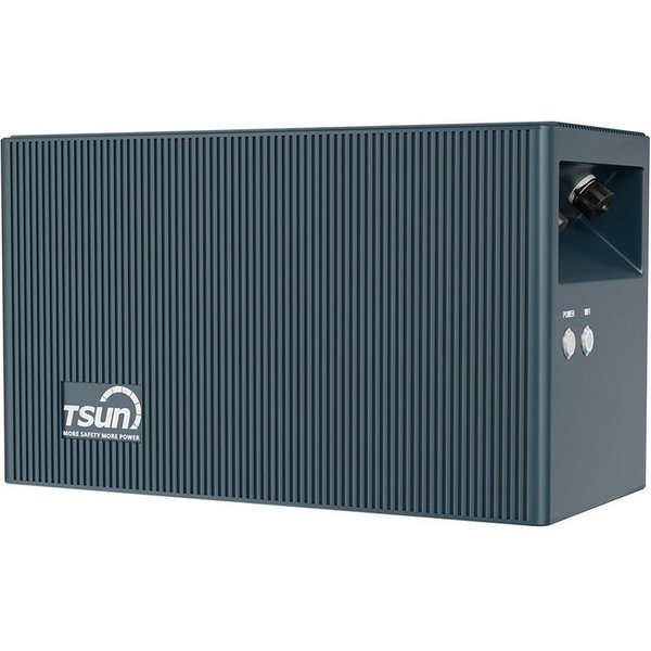 Tsun Balkonkraftwerk TSUN DCU2000Lite 2kWh Solarspeicher, (Batteriespeicher, PV Speicher, bis 10 kWh erweiterbar, 314Ah Industriezellen), 2400W PV Input mit Dua