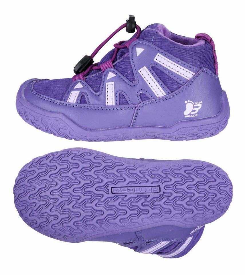 Ballop Sneaker Intense W (flexible Sohle, wasserabweisend) violett Kinder Barfußschuh – Bild 4 von 5